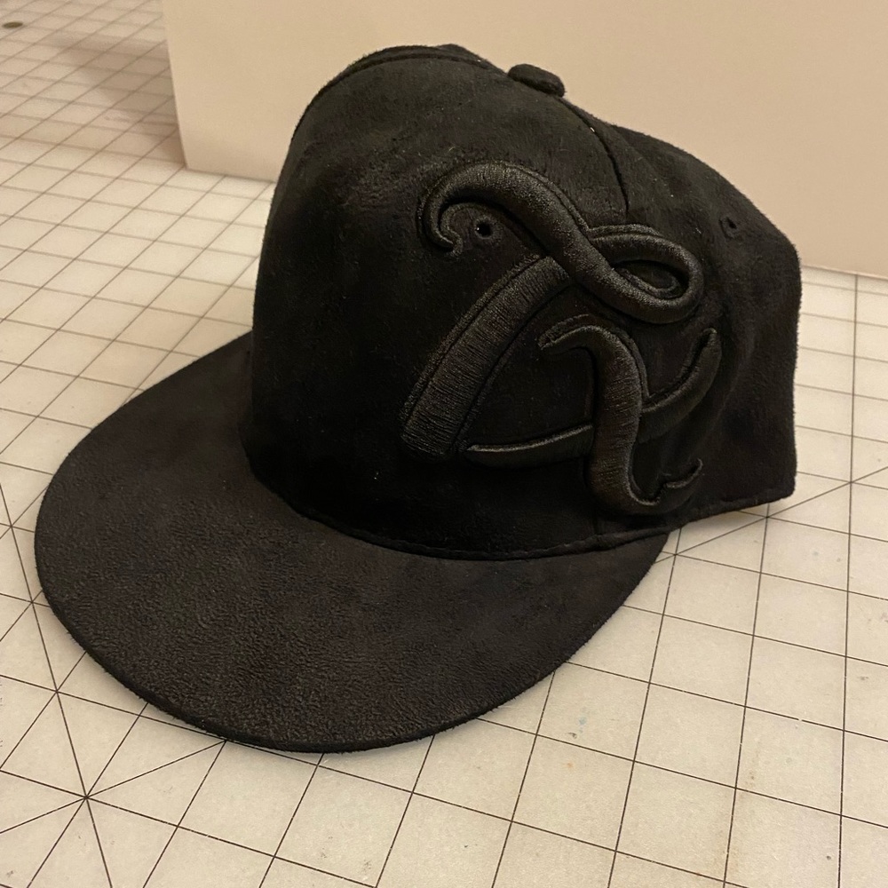 BUY ONE GET ONE FREE Embossed Embroidered TX Cap - Black Suede Style